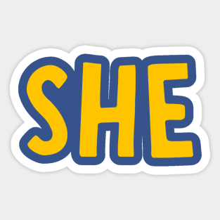 What's your pronoun?!? Sticker